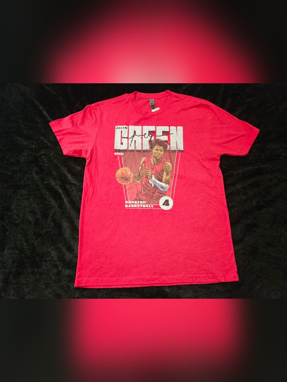 Mens Large Jalen Green Houston Rockets NBA T-Shirt